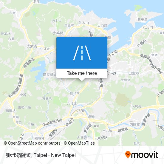 獅球嶺隧道 map