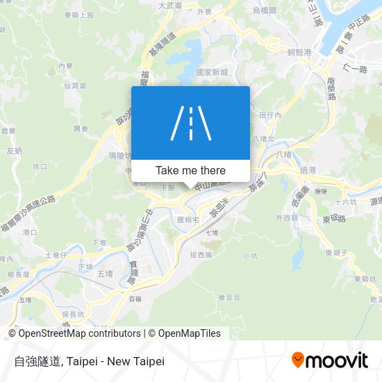 自強隧道 map
