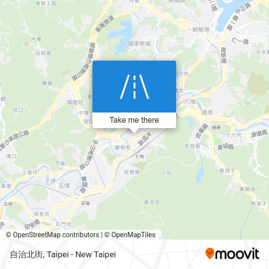自治北街地圖