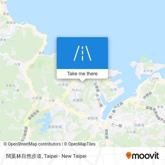 闊葉林自然步道 map