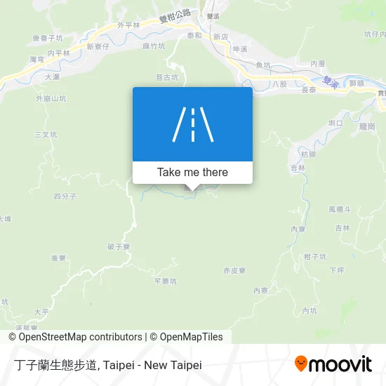 丁子蘭生態步道 map