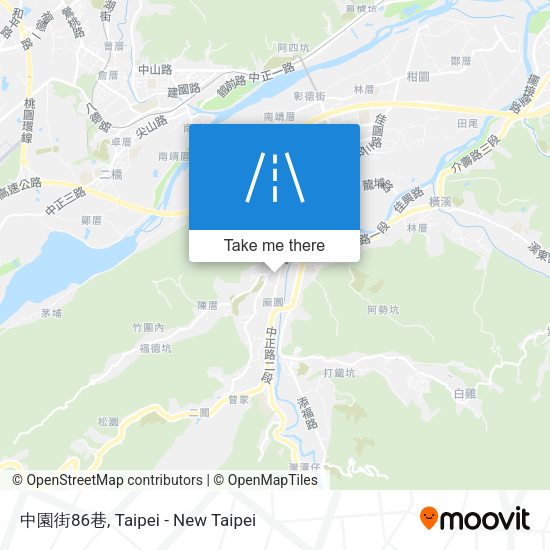 中園街86巷地圖