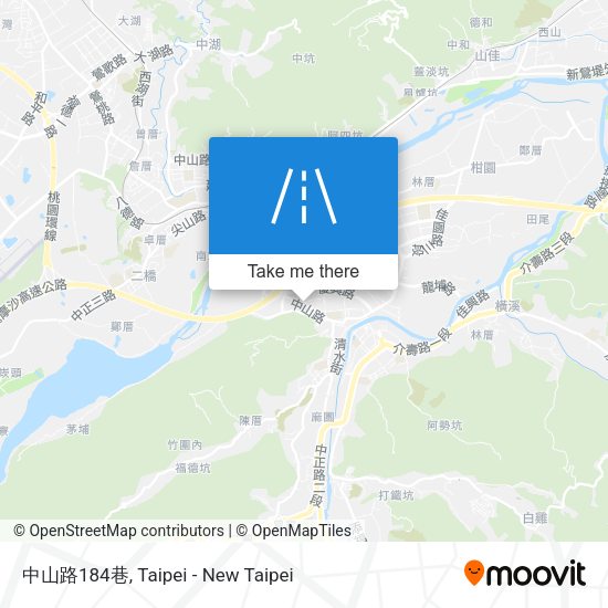 中山路184巷地圖