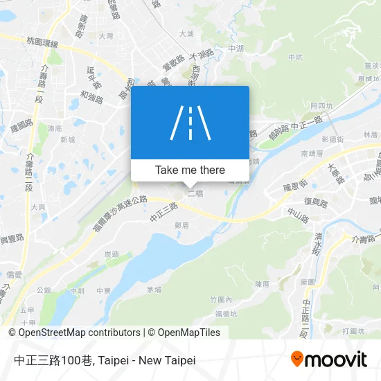 中正三路100巷地圖