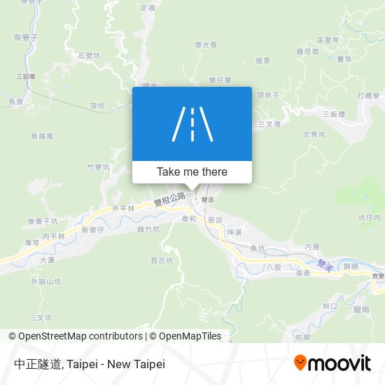 中正隧道 map