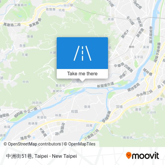 中洲街51巷地圖