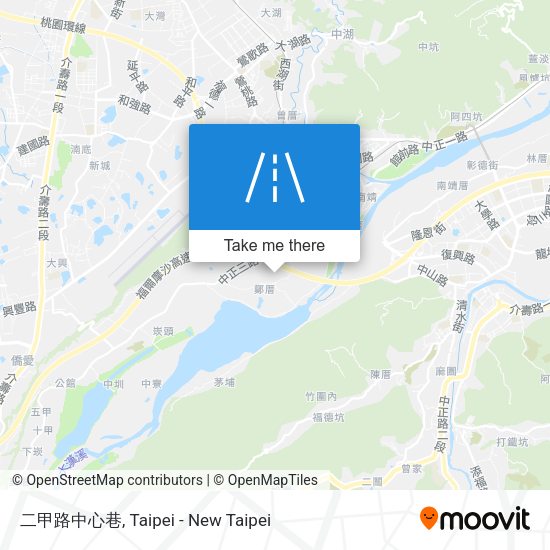 二甲路中心巷地圖