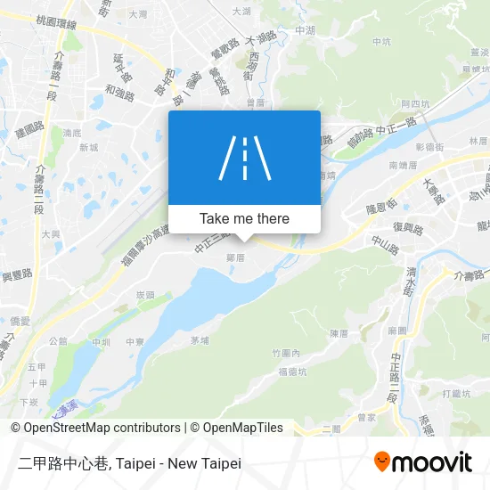 二甲路中心巷 map