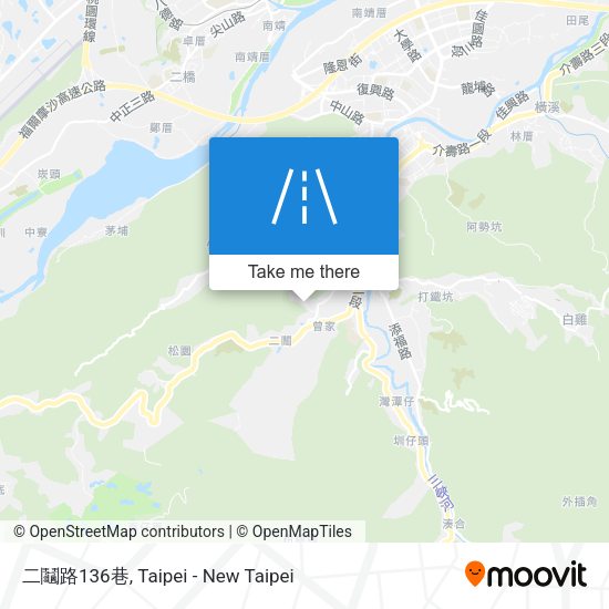 二鬮路136巷地圖