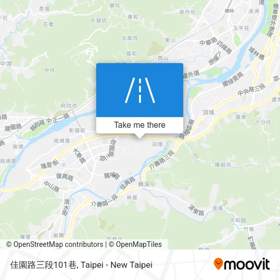 佳園路三段101巷地圖