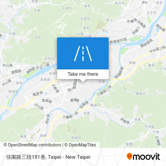 佳園路三段181巷地圖