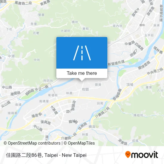 佳園路二段86巷地圖