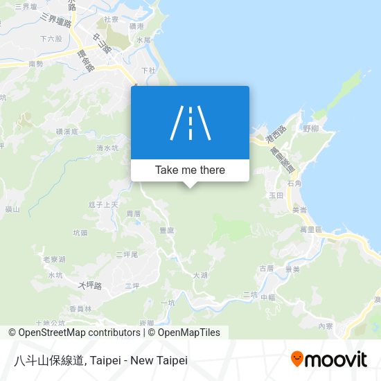 八斗山保線道地圖