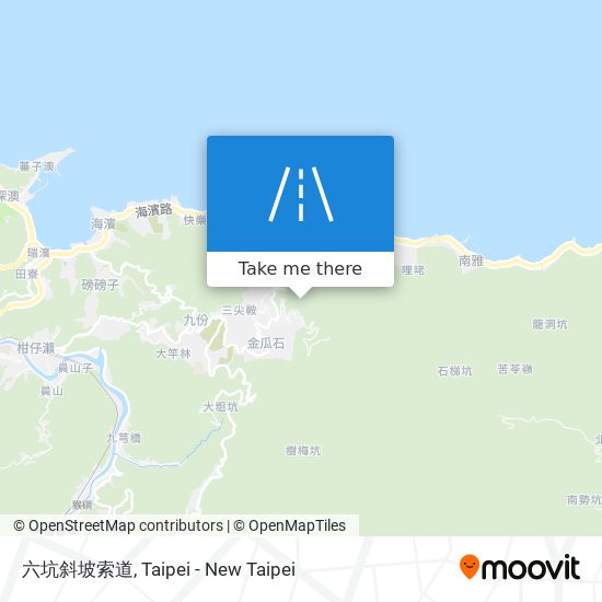 六坑斜坡索道 map