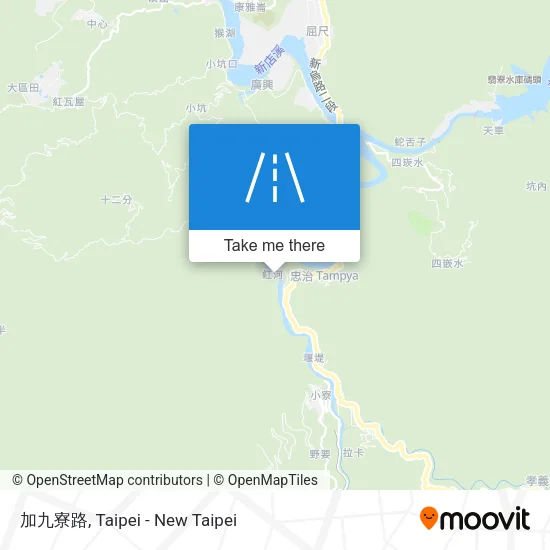 加九寮路地圖