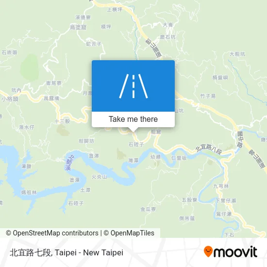 北宜路七段地圖