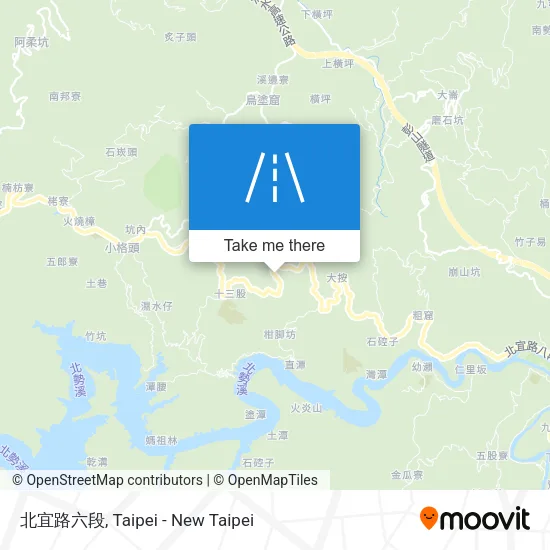 北宜路六段地圖