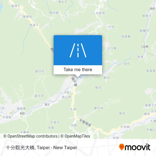十分觀光大橋 map