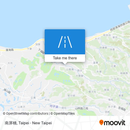 南屏橋 map