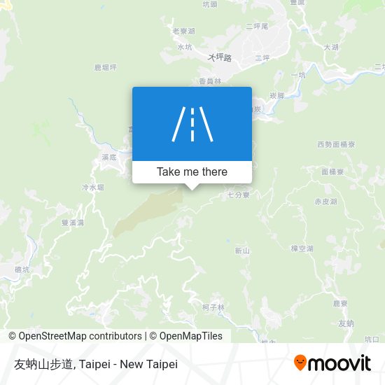 友蚋山步道地圖