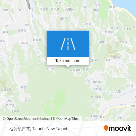 土地公嶺古道 map