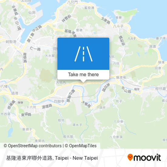 基隆港東岸聯外道路 map