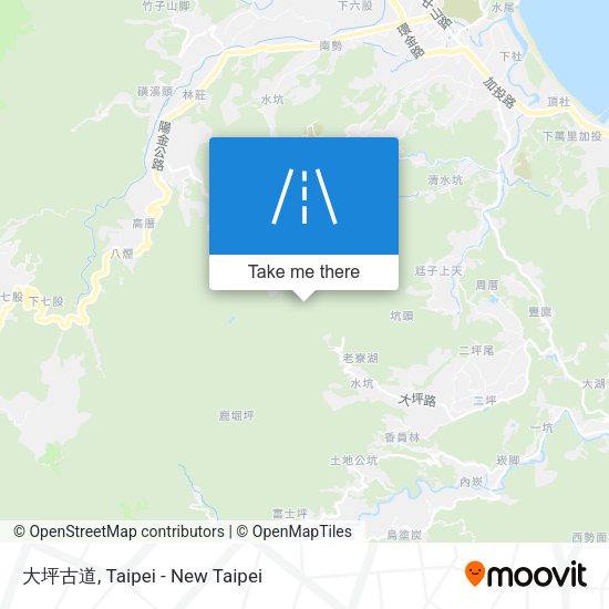 大坪古道 map