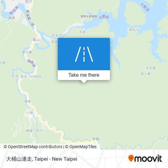 大桶山連走 map