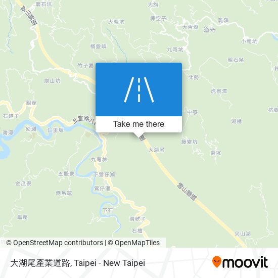 大湖尾產業道路 map