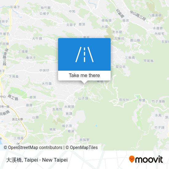大溪橋地圖