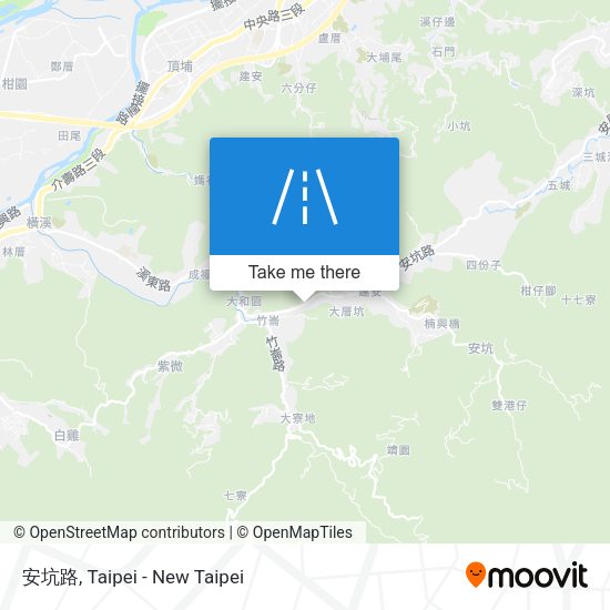 安坑路地圖