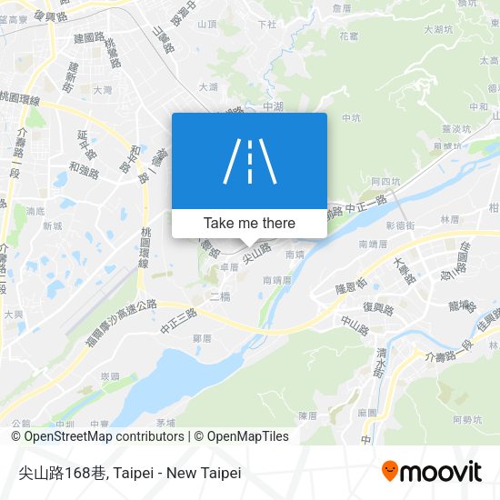 尖山路168巷地圖