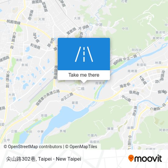 尖山路302巷地圖