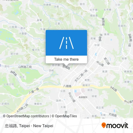忠福路地圖