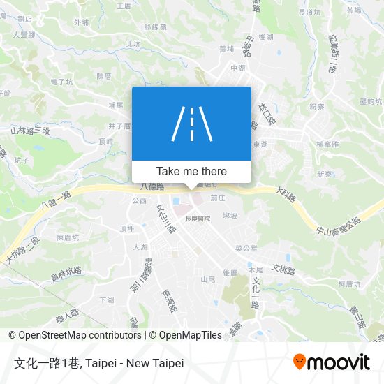 文化一路1巷地圖