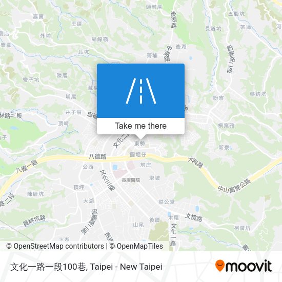 文化一路一段100巷地圖
