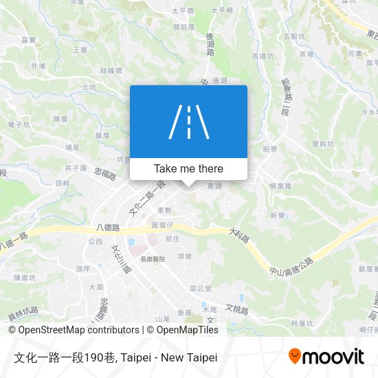 文化一路一段190巷地圖