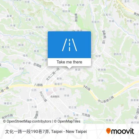 文化一路一段190巷7弄地圖