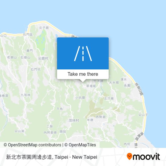 新北市茶園周邊步道 map
