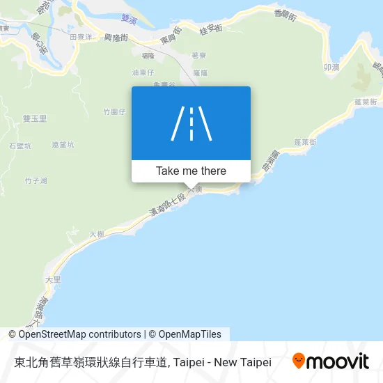 東北角舊草嶺環狀線自行車道 map