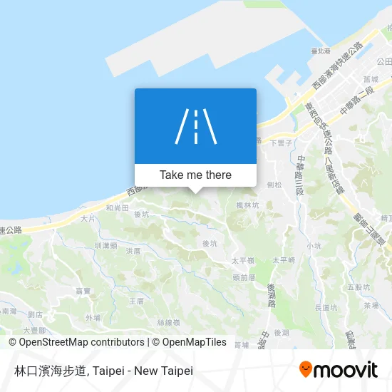 林口濱海步道 map