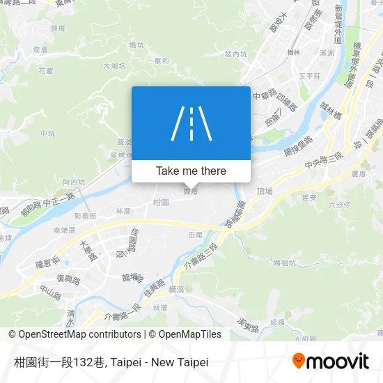 柑園街一段132巷地圖