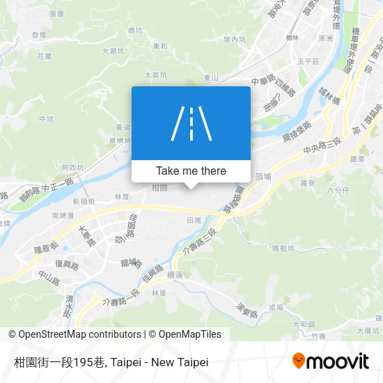 柑園街一段195巷地圖