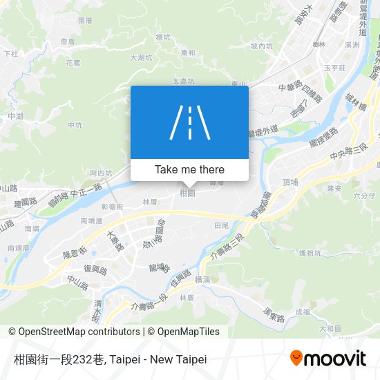 柑園街一段232巷 map