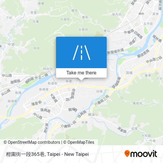 柑園街一段365巷地圖