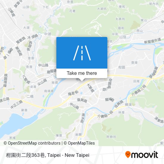 柑園街二段363巷 map