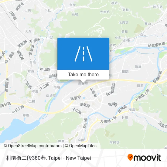 柑園街二段380巷 map