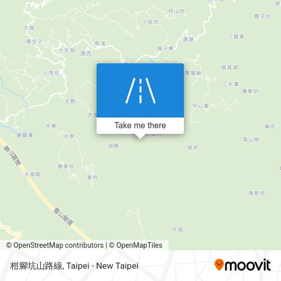 柑腳坑山路線 map