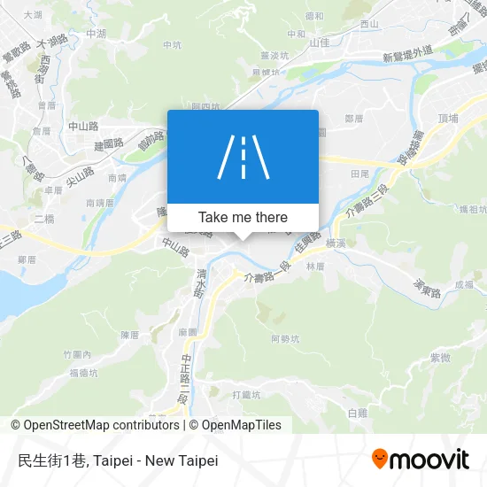 民生街1巷地圖