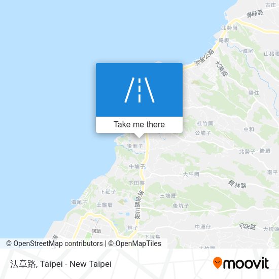 法章路 map